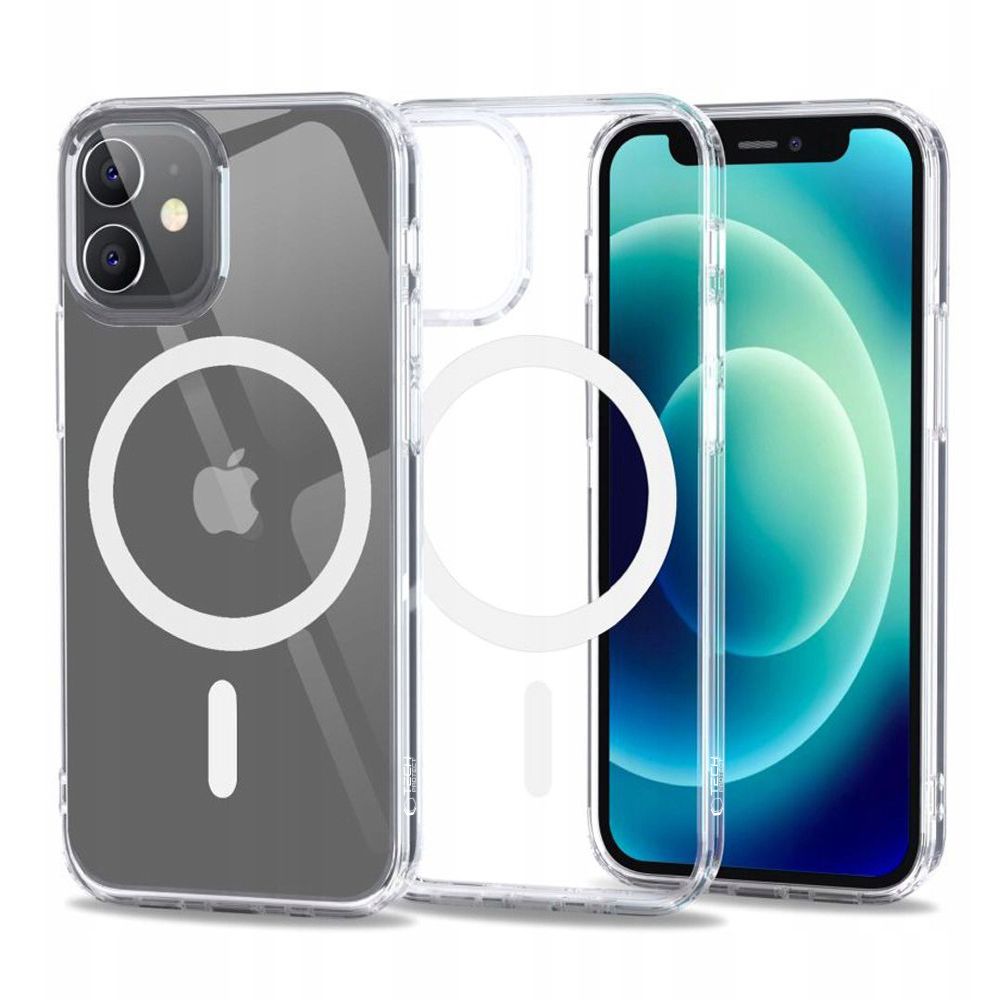 Tech-Protect FlexAir Hybrid MagSafe Suojakuori iPhone 12 minille - Kirkas