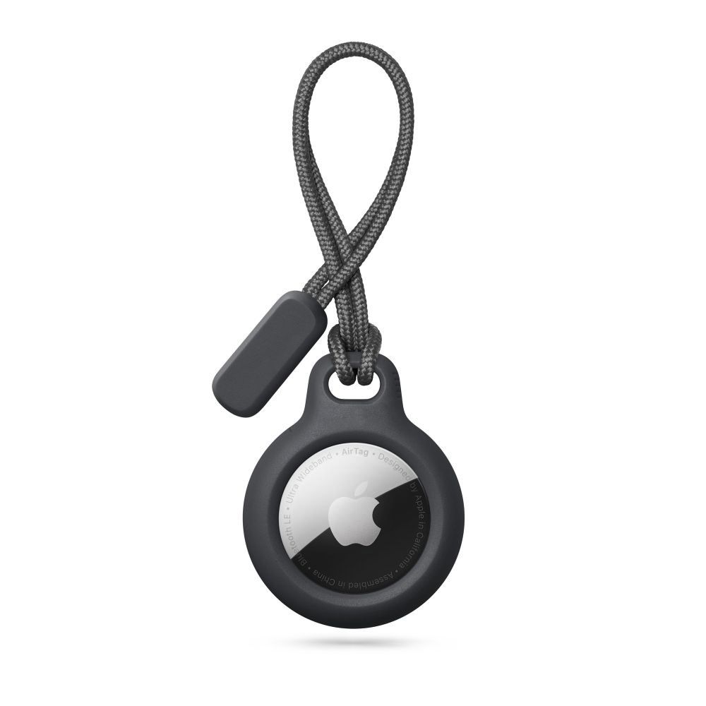 Tech-Protect Rough Chain Suojakuori Apple AirTag riipuksella - Musta