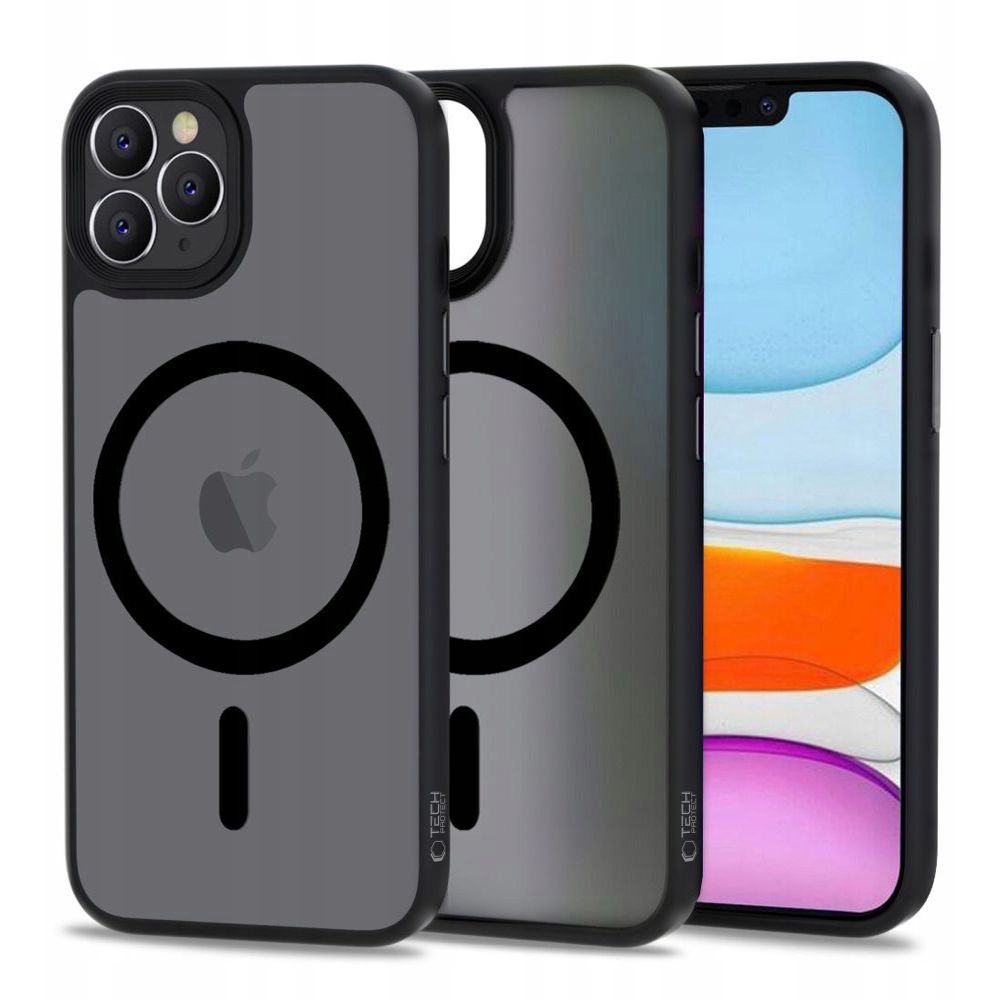 Tech-Protect MagMat MagSafe iPhone 11 Pro Suojakuori - matta musta