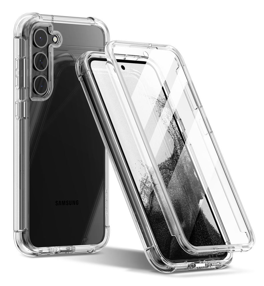 Tech-Protect Kevlar Suojakuori Samsung Galaxy S23+:lle - läpinäkyvä