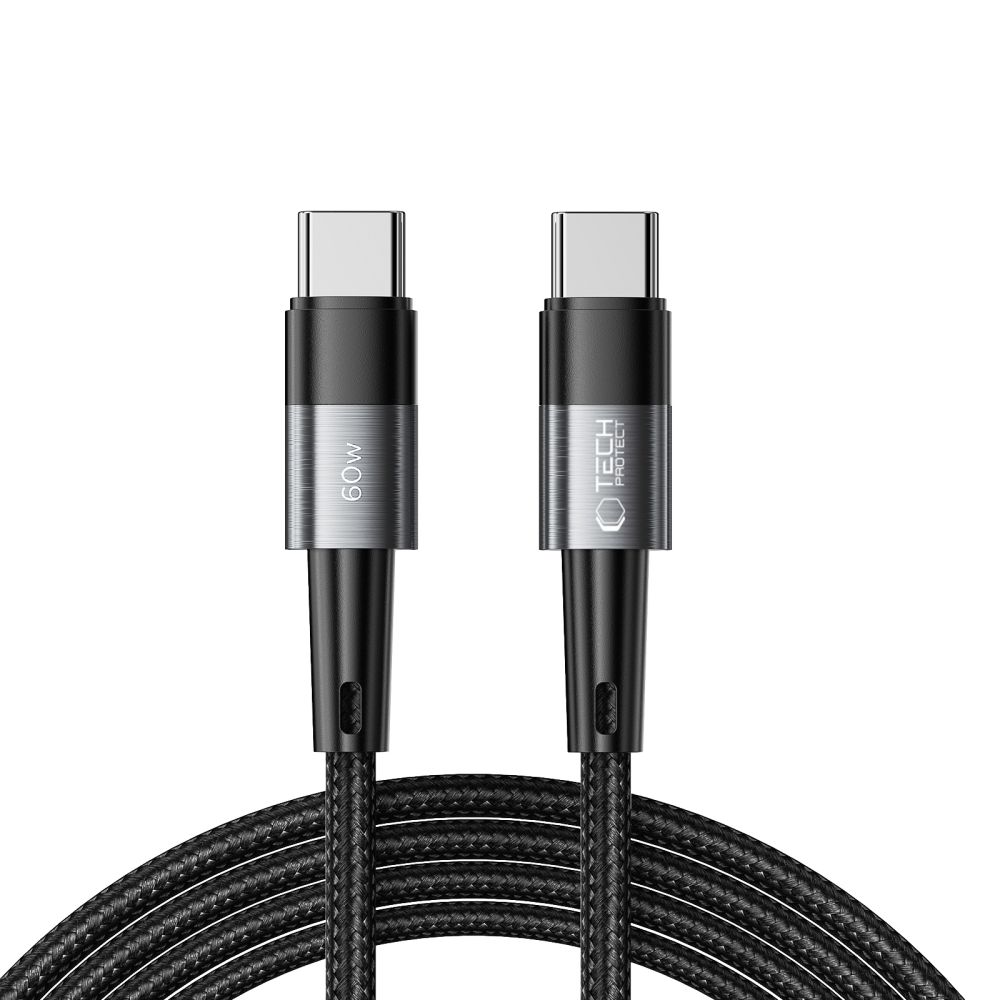 Tech-Protect UltraBoost USB-C / USB-C PD 60W 3A 2m kaapeli - harmaa