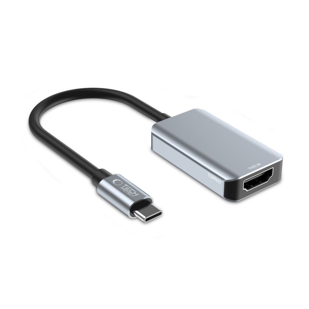 Tech-Protect UltraBoost USB-C (uros) / HDMI (naaras) 4K 60Hz sovitin - musta