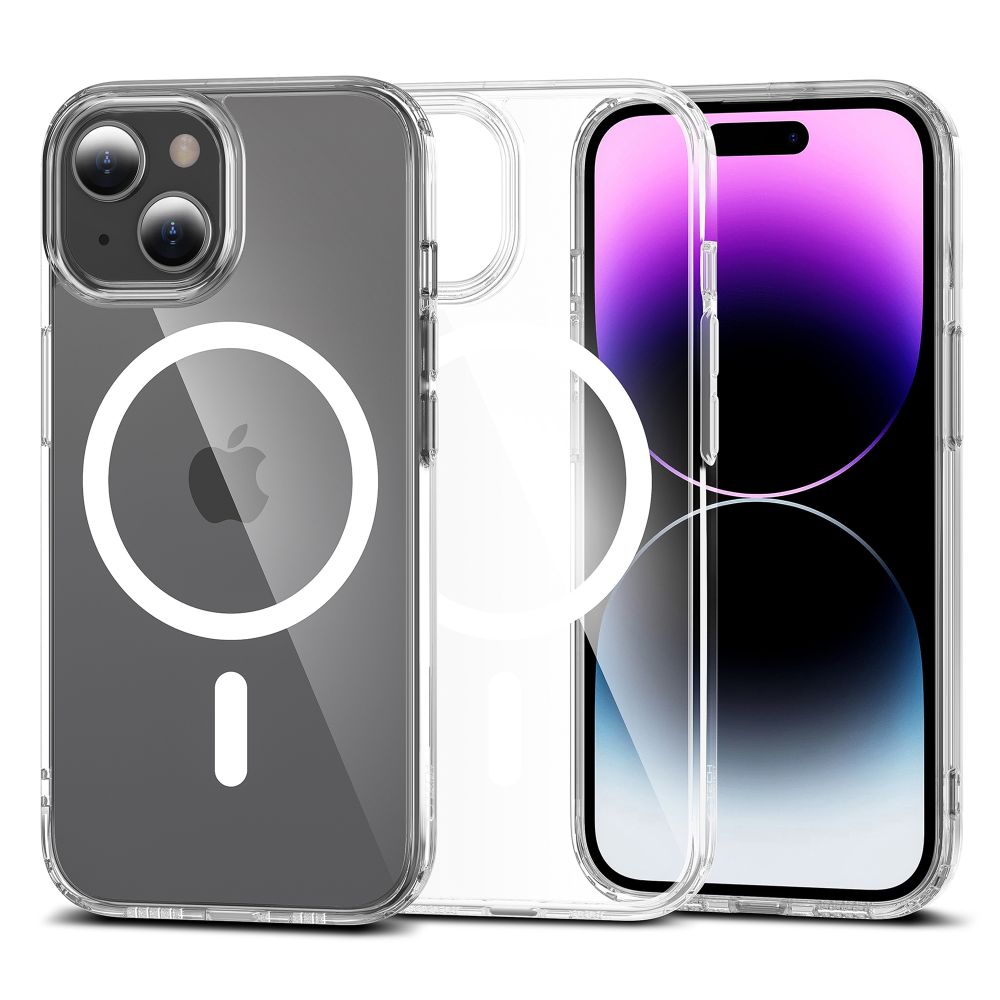 Tech-Protect FlexAir Hybrid MagSafe iPhone 15 Suojakuori - läpinäkyvä
