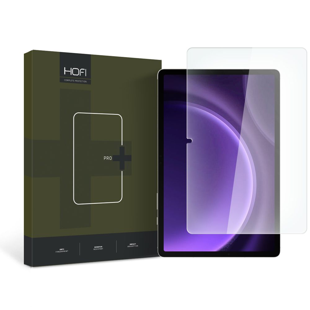 Tech-Protect Hofi Glass Pro+ Karkaistu lasi Samsung Galaxy Tab S9 FE 10.9" X510 / X516B:lle - mustalla kehyksellä