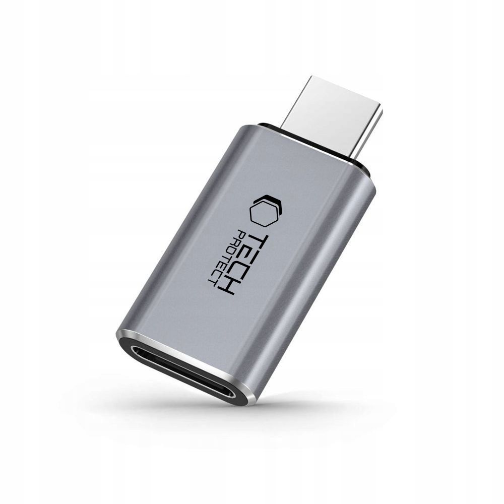 Tech-Protect UltraBoost USB-C (Male) / Lightning (Female) Adapter - Gray