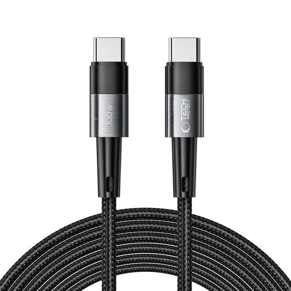 Tech-Protect UltraBoost USB-C / USB-C PD kaapeli 100W 5A 3m - harmaa