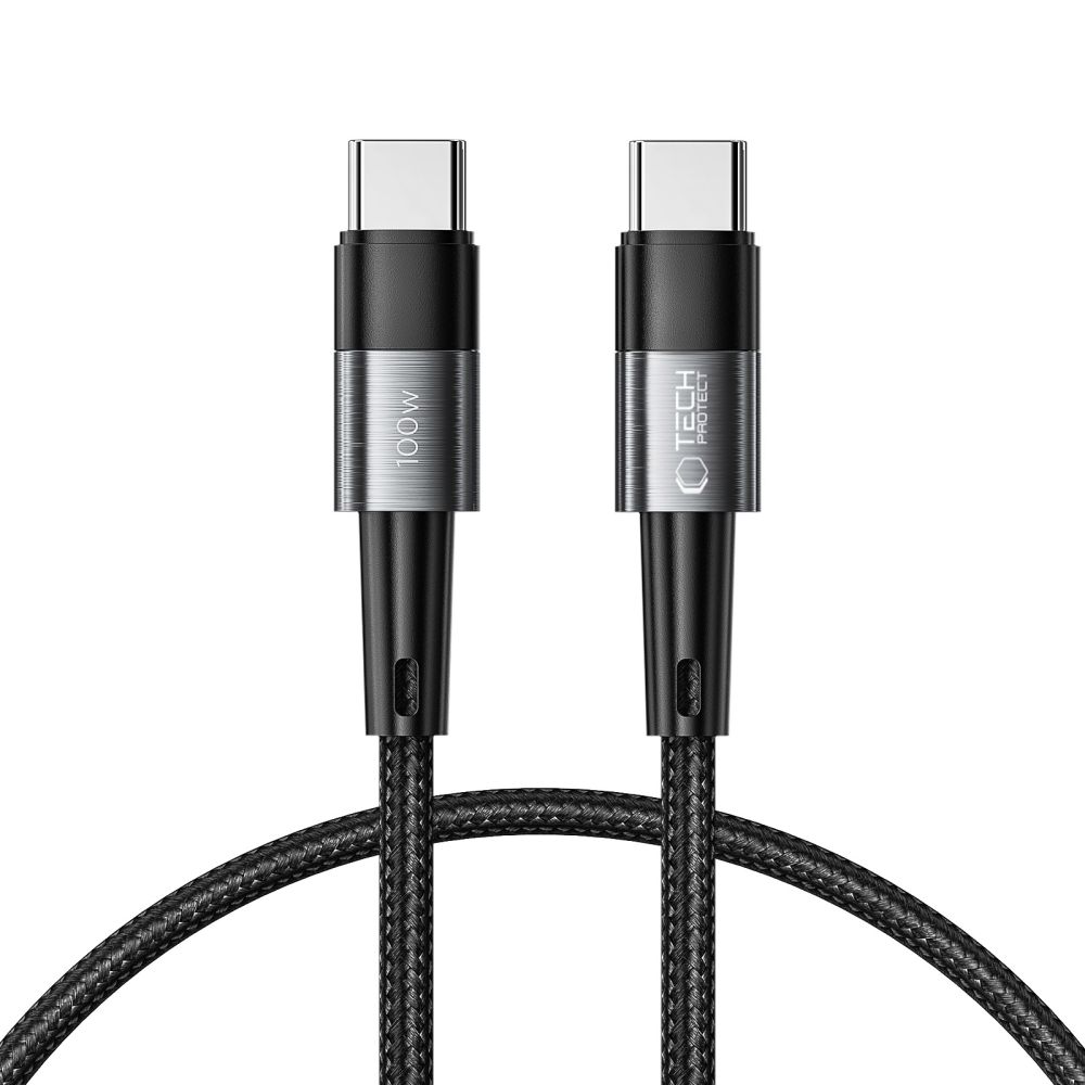 Tech-Protect UltraBoost USB-C / USB-C PD kaapeli 100W 5A 0.25m - harmaa