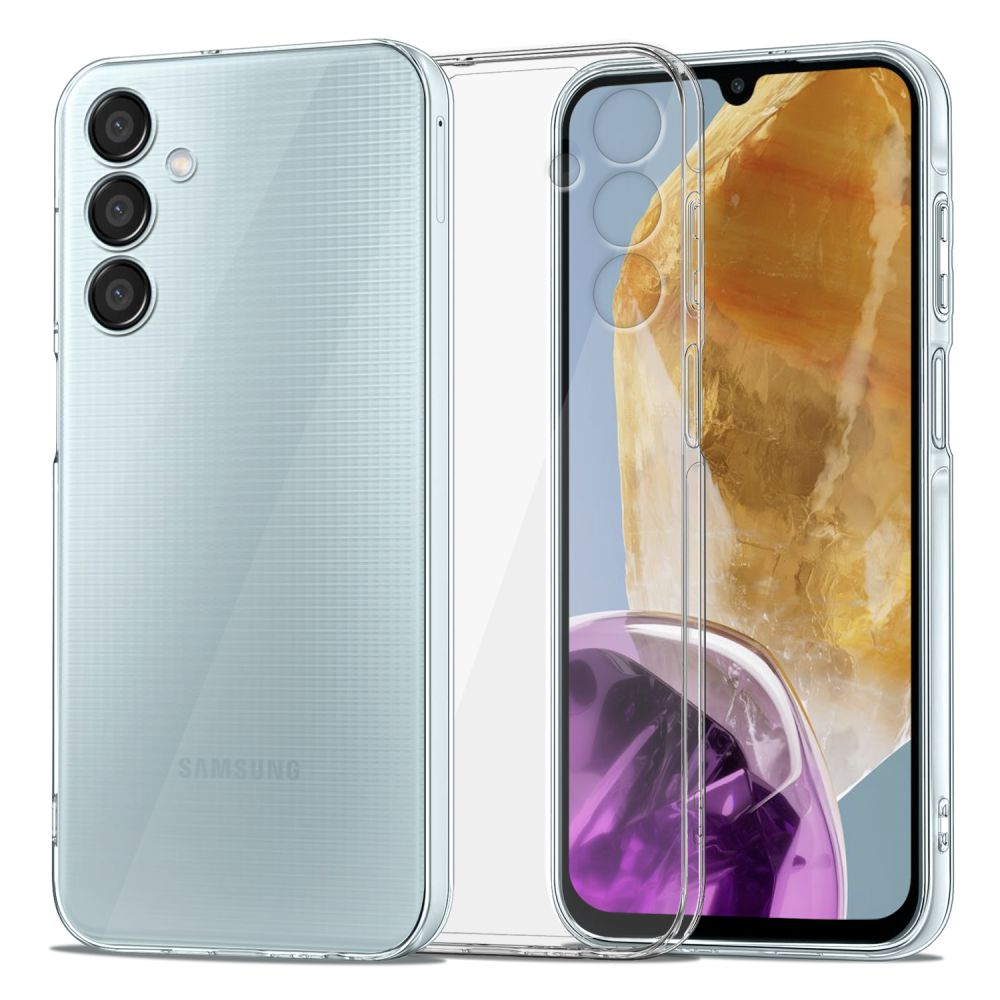 Tech-Protect FlexAir Suojakuori Samsung Galaxy M15 5G:lle - läpinäkyvä