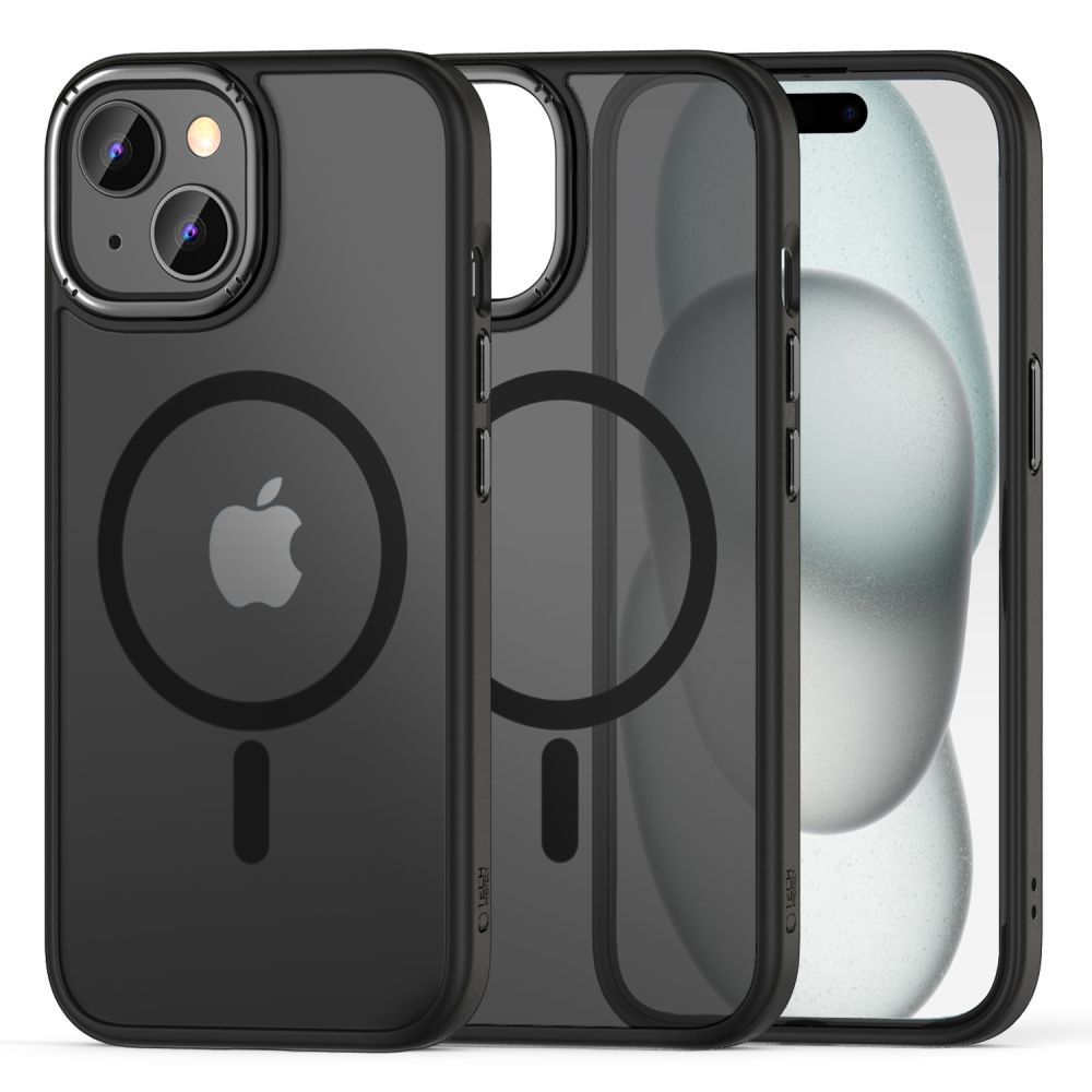 Tech-Protect MagMat 2 MagSafe Suojakuori iPhone 15:lle - matta musta