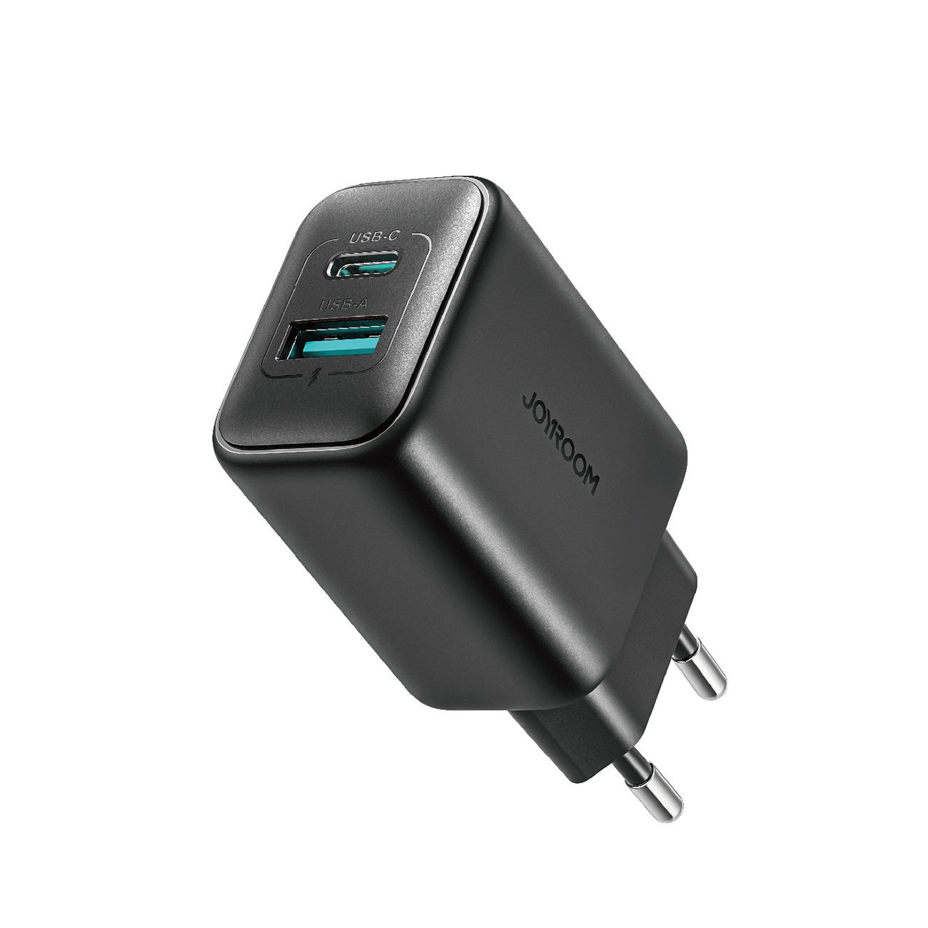 Joyroom JR-TCF13 verkkolaturi USB-C / USB-A 25W SFC / PPS / PD - musta