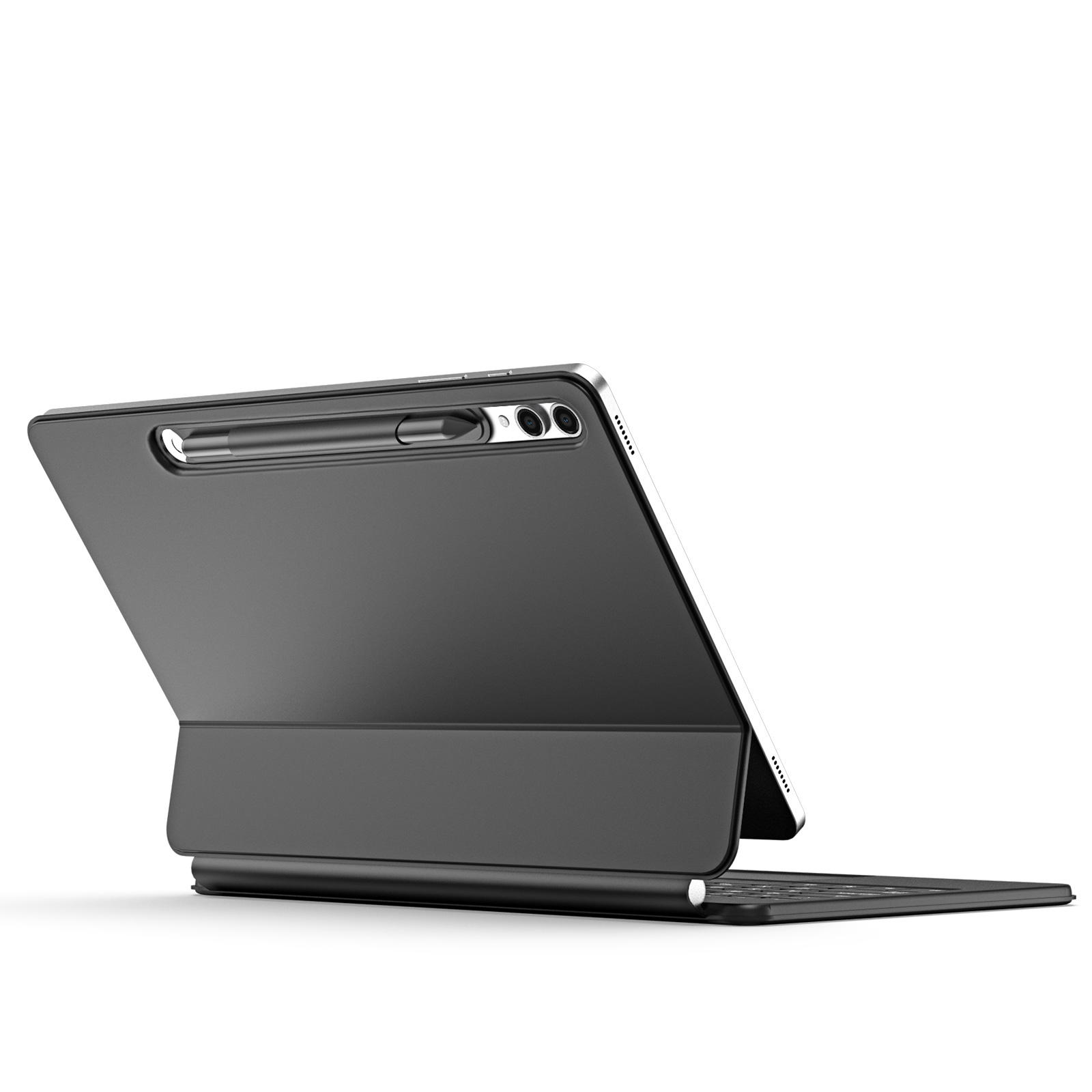 Dux Ducis MK Series Suojakuori Bluetooth-näppäimistöllä Samsung Galaxy Tab S9+ / S8+ / S7+:lle - musta