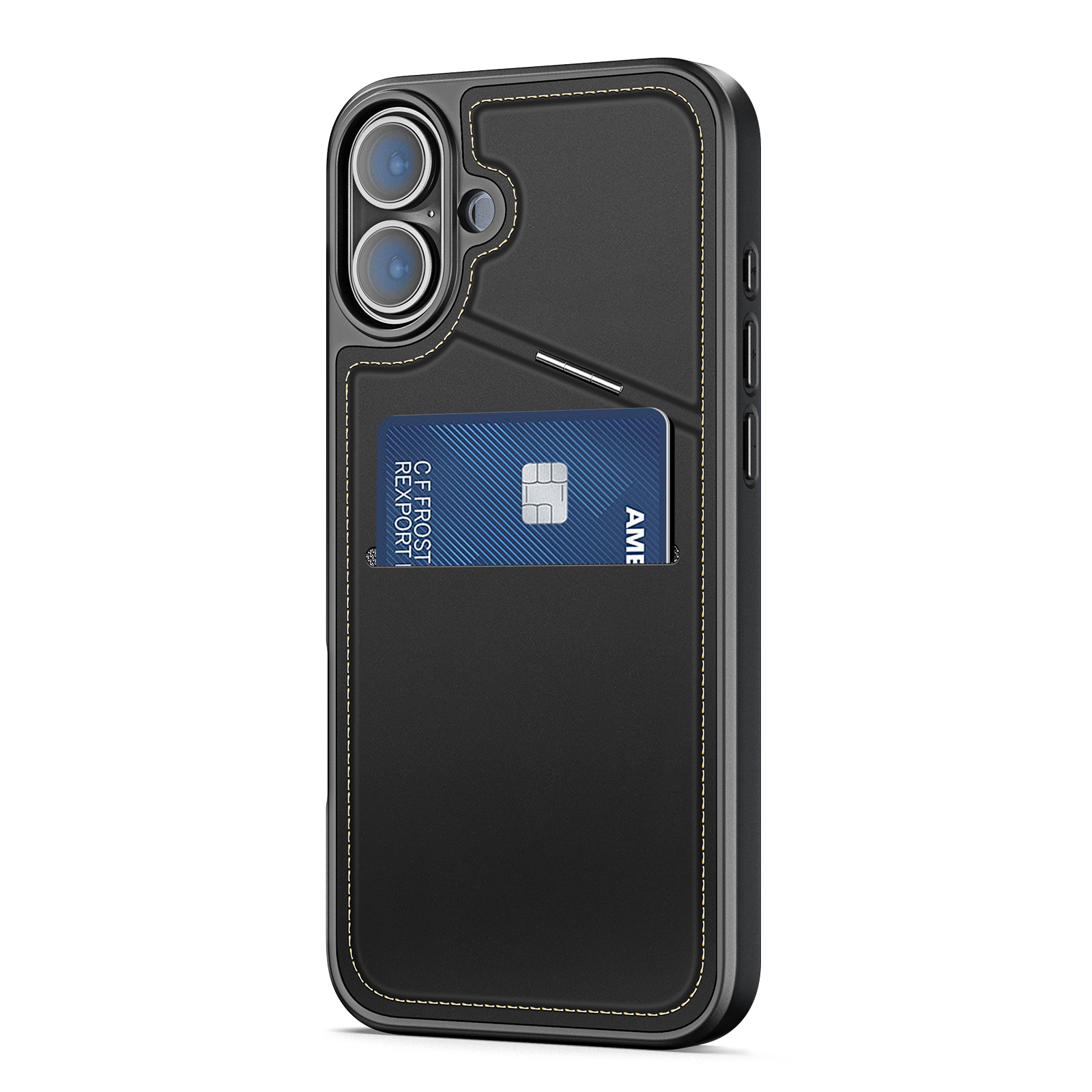 Dux Ducis Rafi II Mag Suojakuori MagSafella iPhone 16:lle - musta