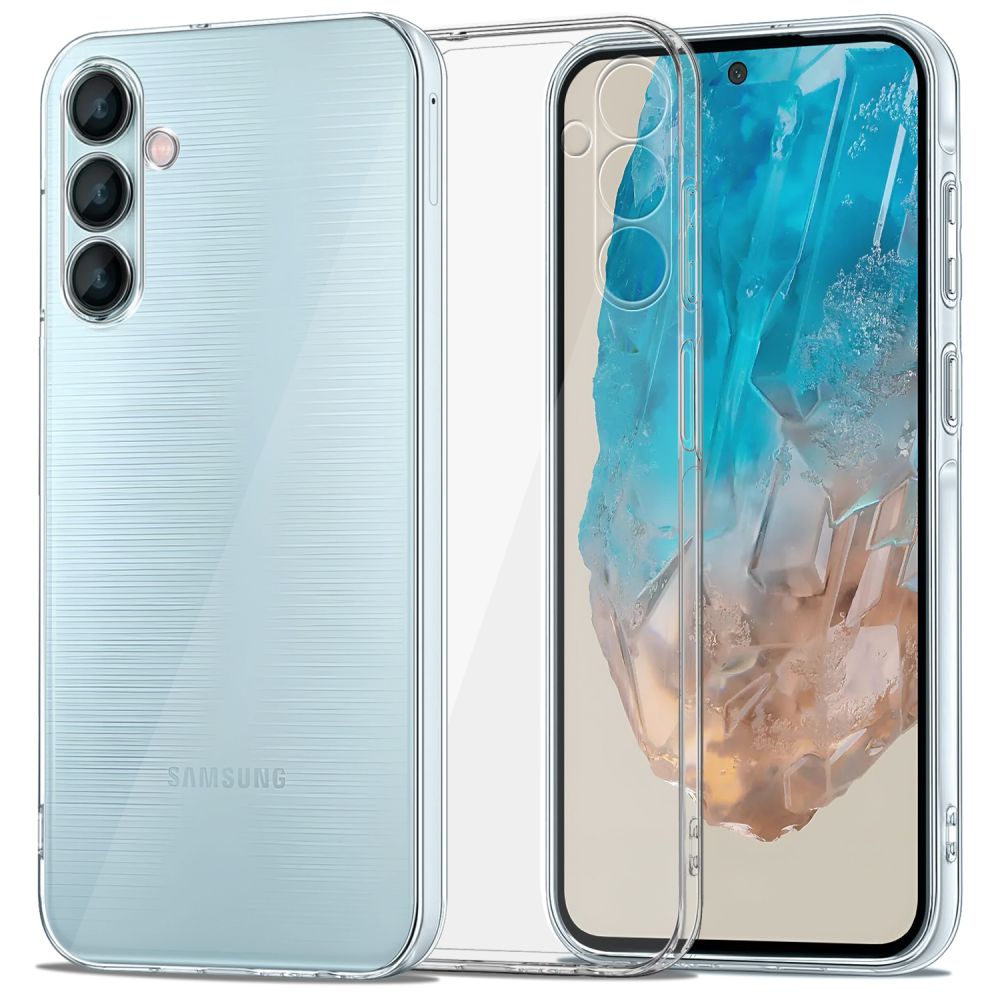 Tech-Protect FlexAir -suojakuori Samsung Galaxy M35 5G:lle - läpinäkyvä