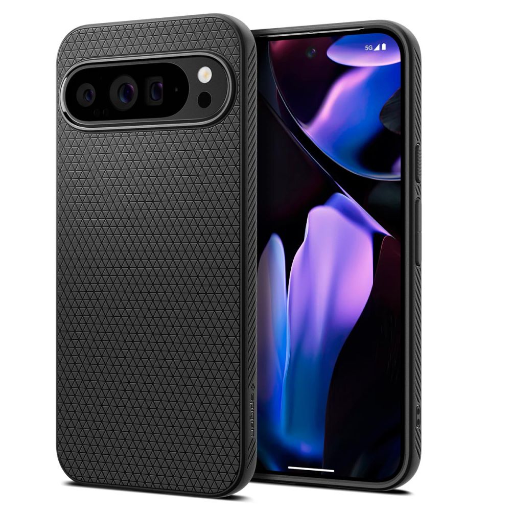 Spigen Liquid Air -suojakuori Google Pixel 9 Pro XL:lle - musta