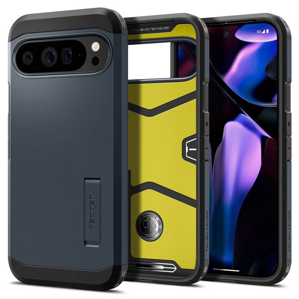 Spigen Tough Armor -suojakuori Google Pixel 9 Pro XL:lle - grafiitti