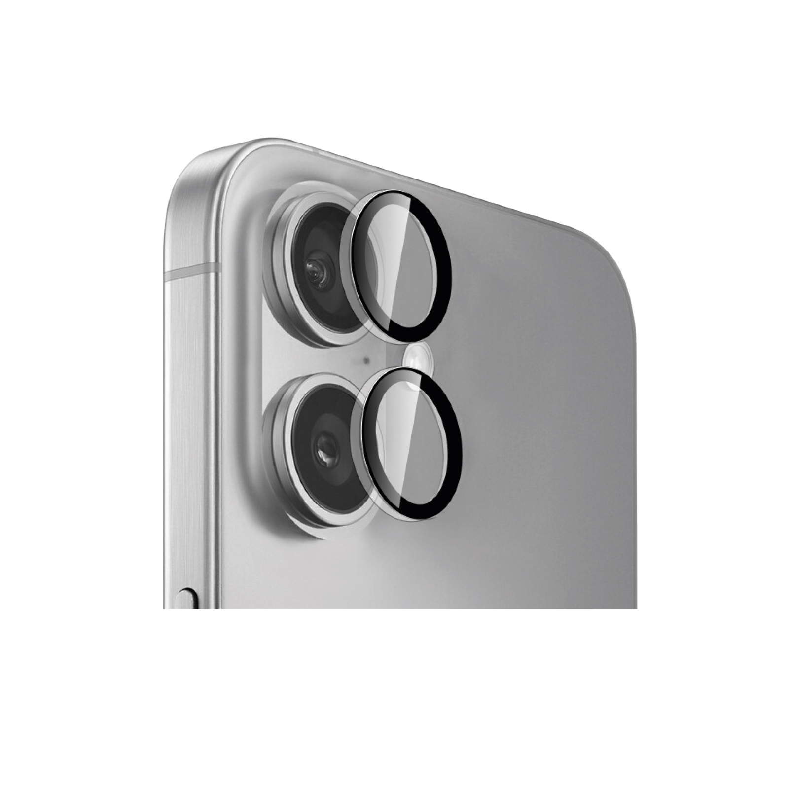 Puro yksittäinen kameran linssi karkaistu lasi iPhone 16:lle / iPhone 16 Plus kameran linsseille