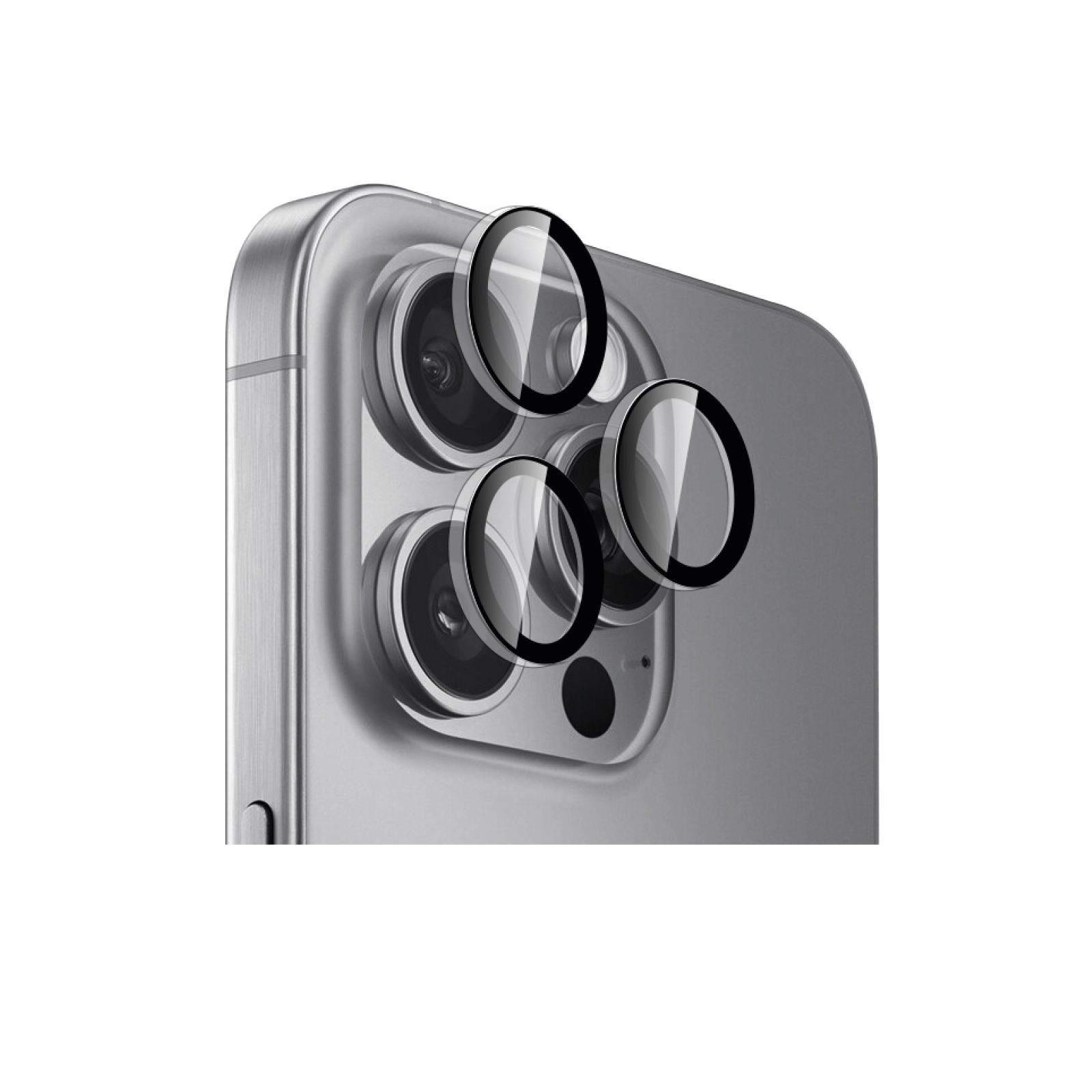 Puro yksittäinen kameran linssi karkaistu lasi iPhone 16 Pro:lle / iPhone 16 Pro Max kameran linsseille