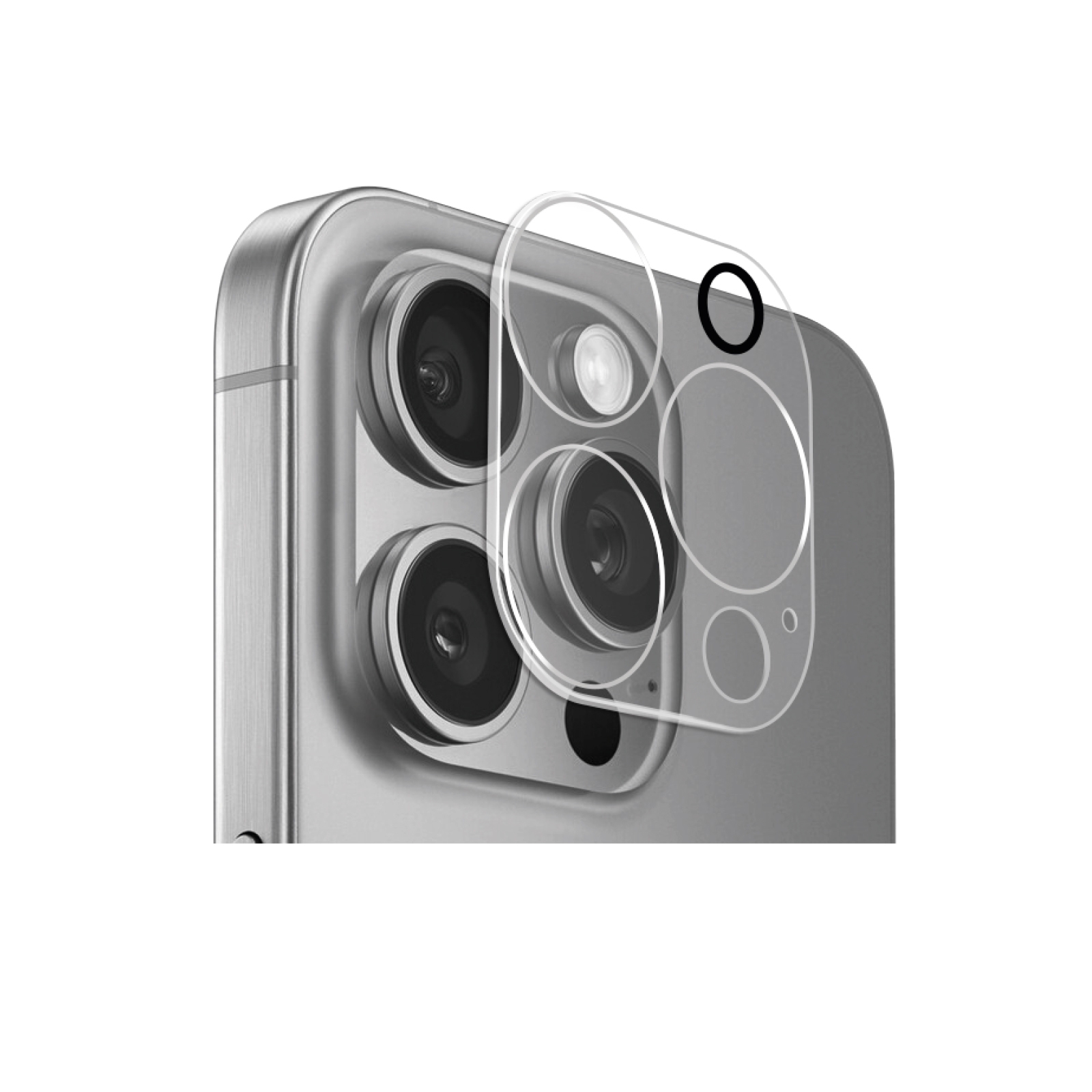 Puro Camera Karkaistu lasi iPhone 16 Pro:lle / iPhone 16 Pro Max Camera Island:lle
