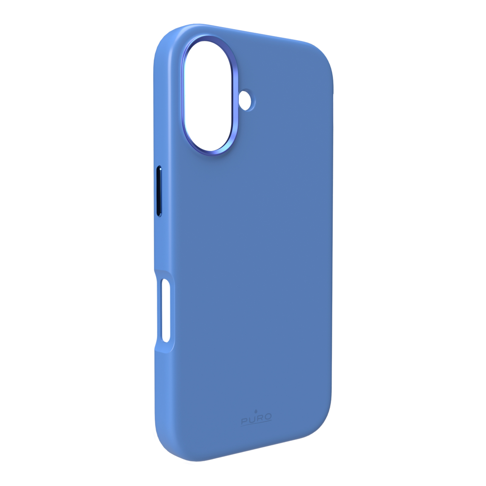 Puro Icon Mag Pro MagSafe Silikoninen Suojakuori iPhone 16:lle - sininen