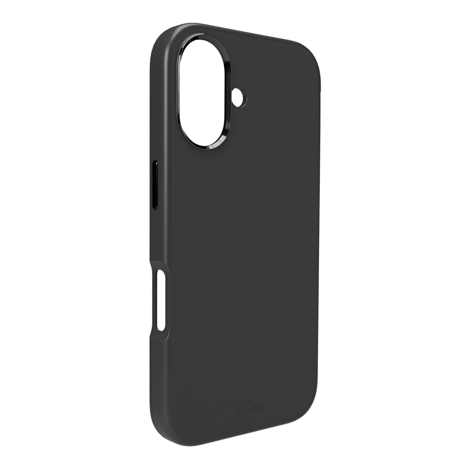 Puro Icon Mag Pro MagSafe silikonisuoja iPhone 16 - musta
