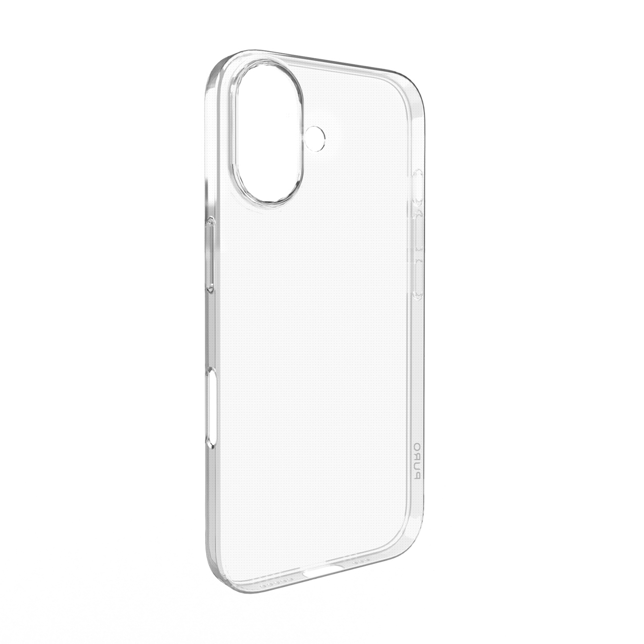 Puro 03 Nude silikonisuoja iPhone 16 - kirkas