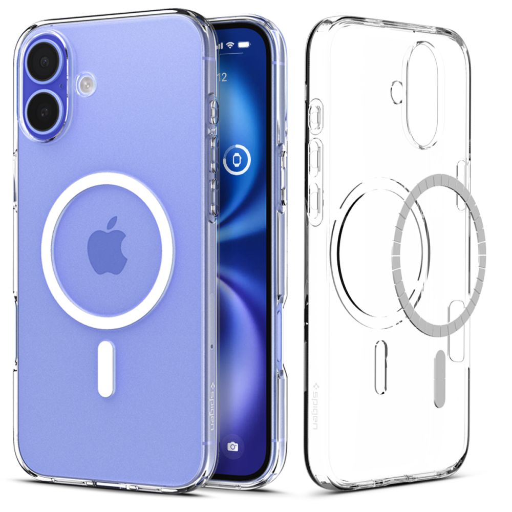 Spigen Liquid Crystal Mag MagSafe Suojakuori iPhone 16 - kirkas
