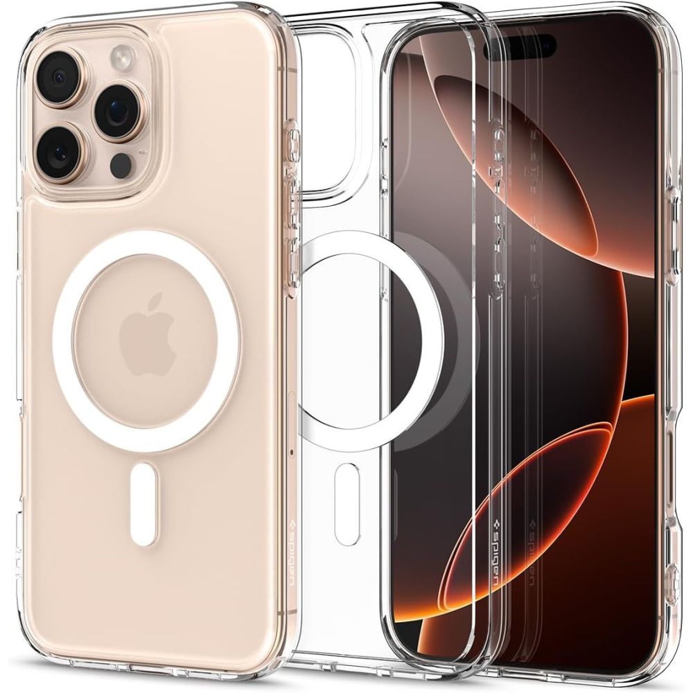 Spigen Ultra Hybrid Mag MagSafe Suojakuori iPhone 16 Pro Max 6,9 - valkoinen