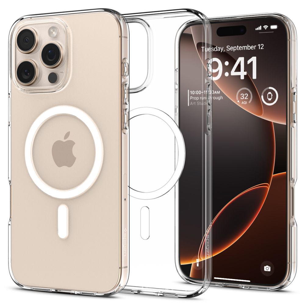 Spigen Liquid Crystal Mag MagSafe Suojakuori iPhone 16 Pro Max 6,9 - läpinäkyvä