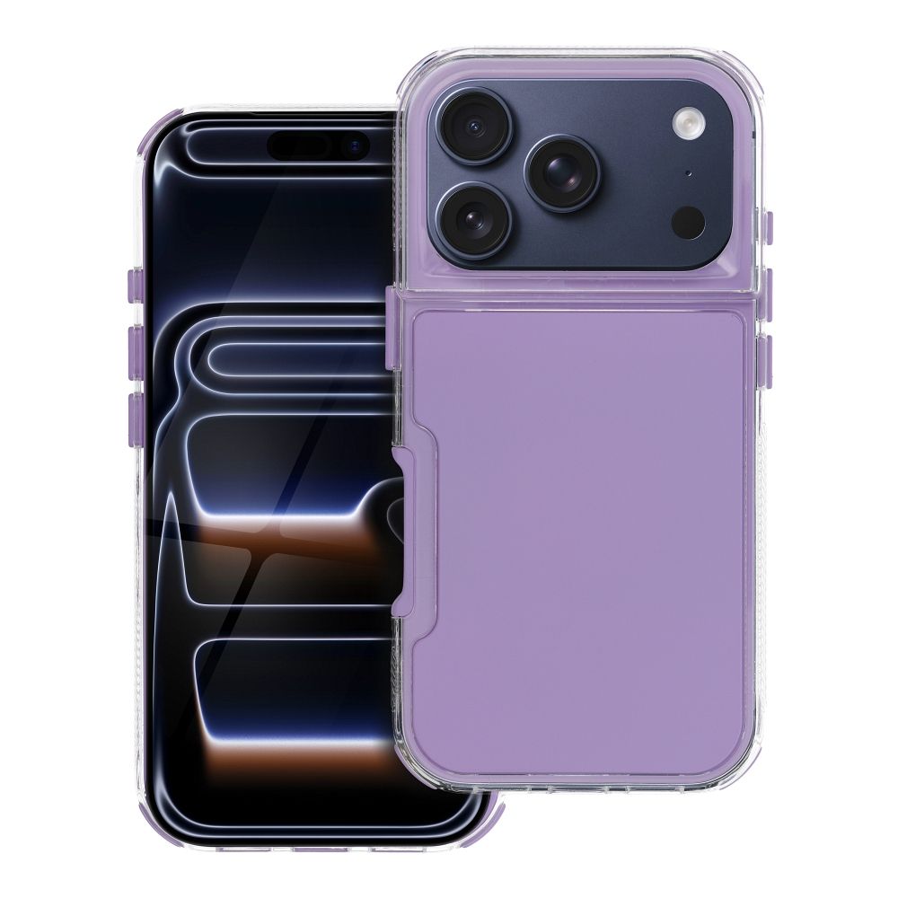 Matrix Suojakuori iPhone 17 PRO:lle vaalea violetti