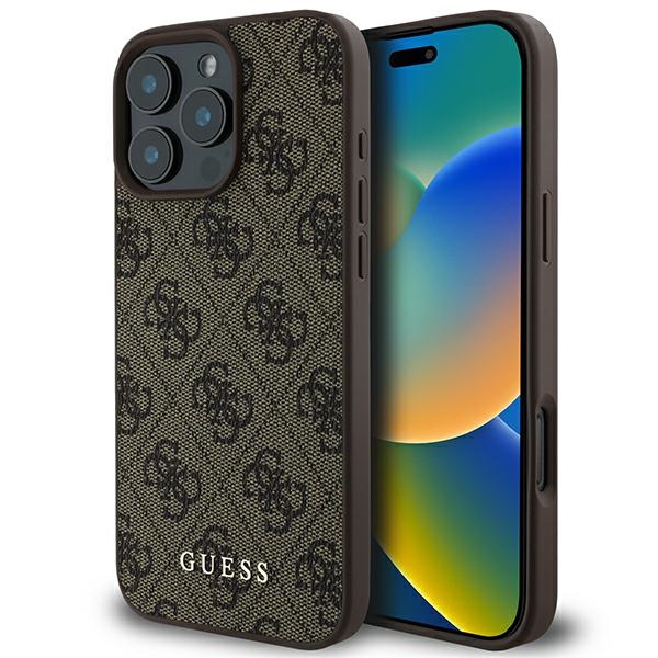 Guess 4G Classic Suojakuori iPhone 16 Pro Max:lle - Ruskea