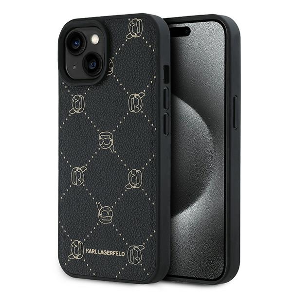 Karl Lagerfeld Karl Head MagSafe Suojakuori iPhone 15 Plus:lle - Musta