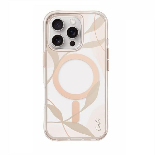 Uniq Coehl Verdure magneettinen lataussuoja iPhone 16 Pro - läpinäkyvä