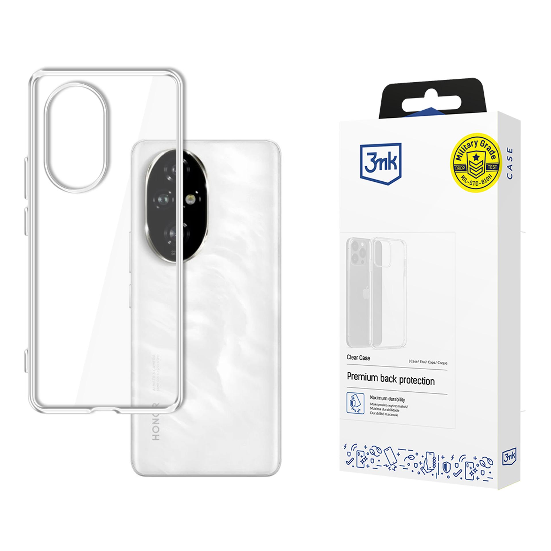 3mk Clear Case Suojakuori Honor 200:lle - läpinäkyvä