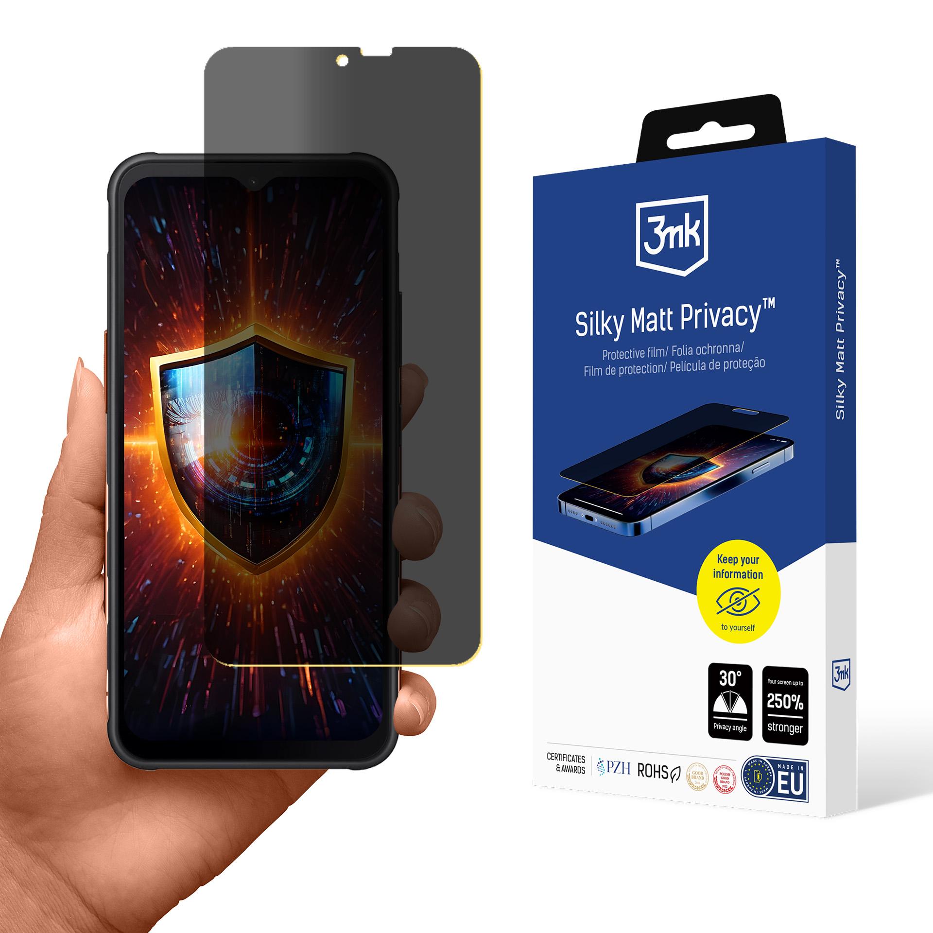 3mk Silky Matt Privacy Yksityisyysnäytönsuoja Samsung Galaxy XCover 7:lle