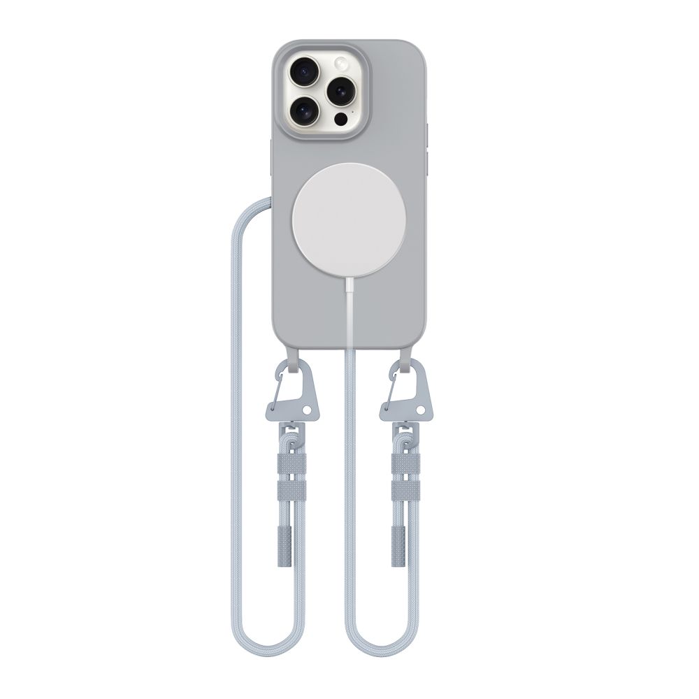Tech-Protect MagNecklace MagSafe Suojakuori iPhone 14 Pro:lle - harmaa