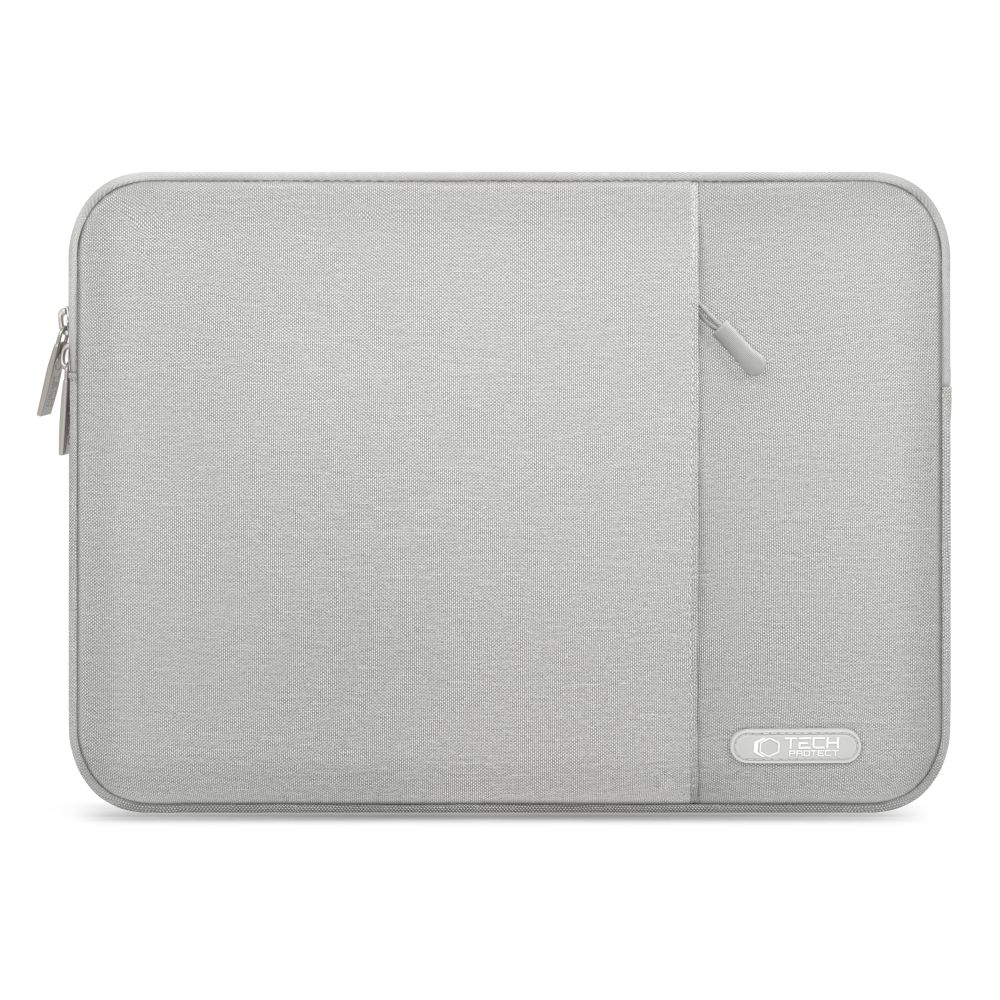 Tech-Protect Sleeve kannettavan laukku 13-14 - harmaa