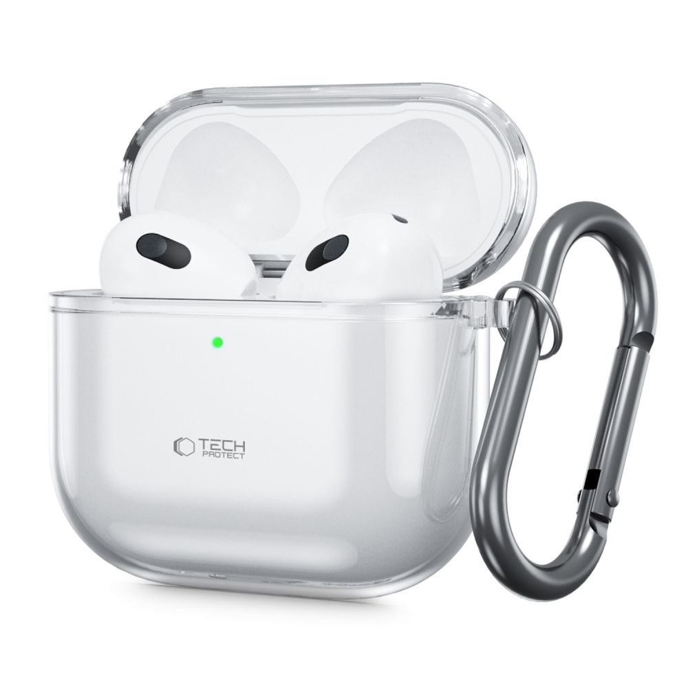 Tech-Protect FLEXAir Suojakuori Apple AirPods 4:lle - läpinäkyvä
