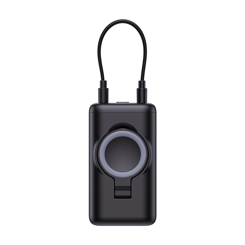 Joyroom JR-W13 5000mAh langaton virtapankki Apple Watchille + USB-C ja Lightning - musta