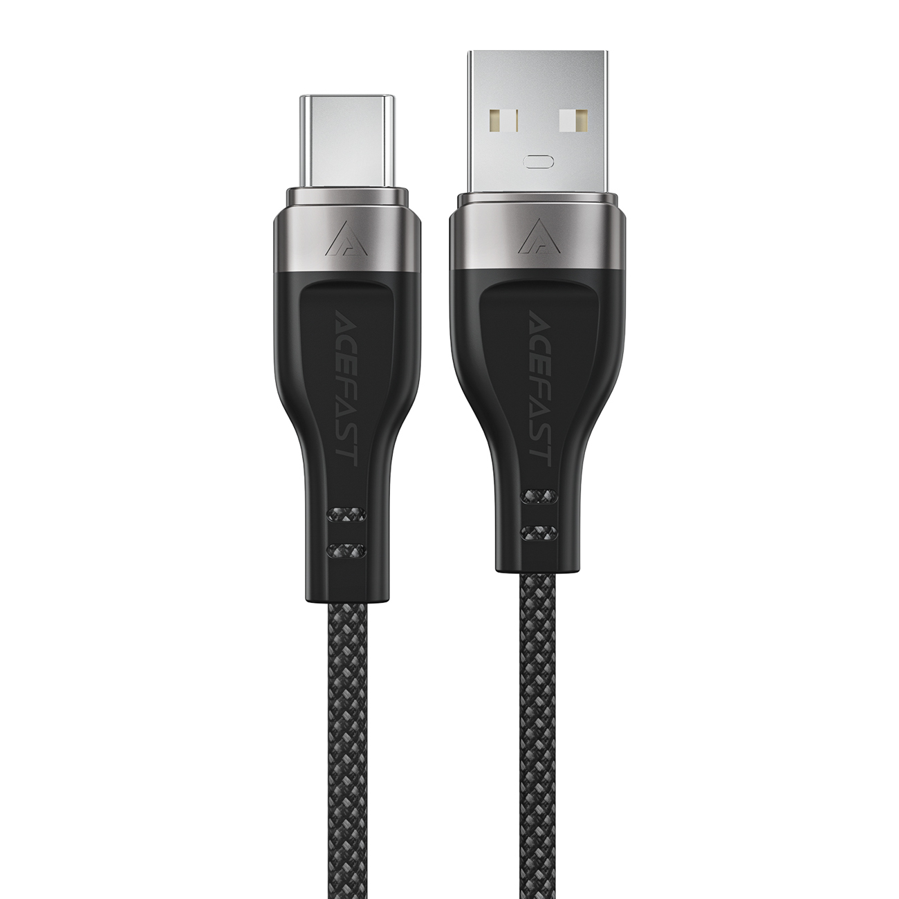 Acefast C11-04 USB-A - USB-C 3A Kaapeli 1,2m magneettinen punottu - musta