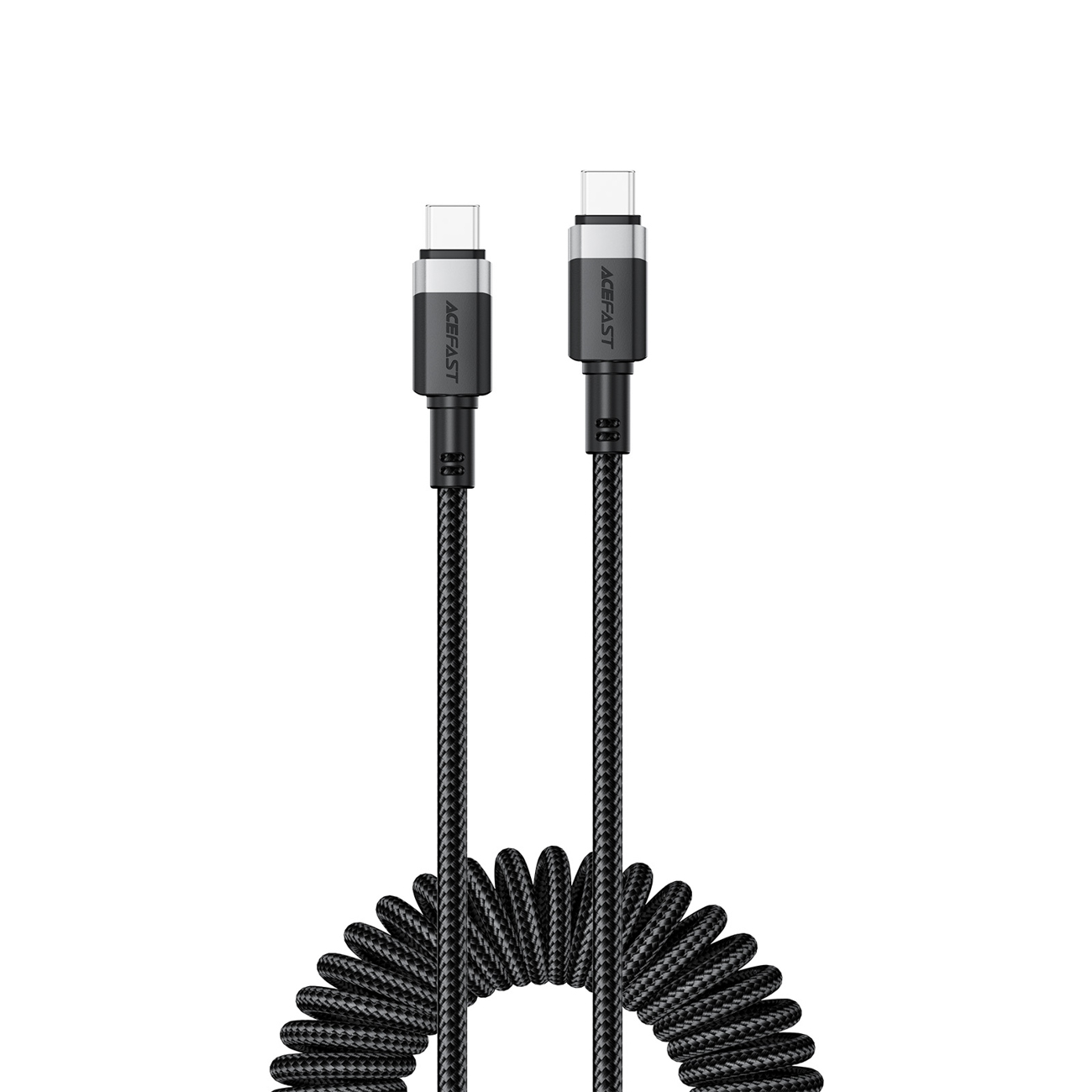 Acefast C14-03 USB-C - USB-C jousikaapeli 480 Mb/s 3 A 1,2 m - musta