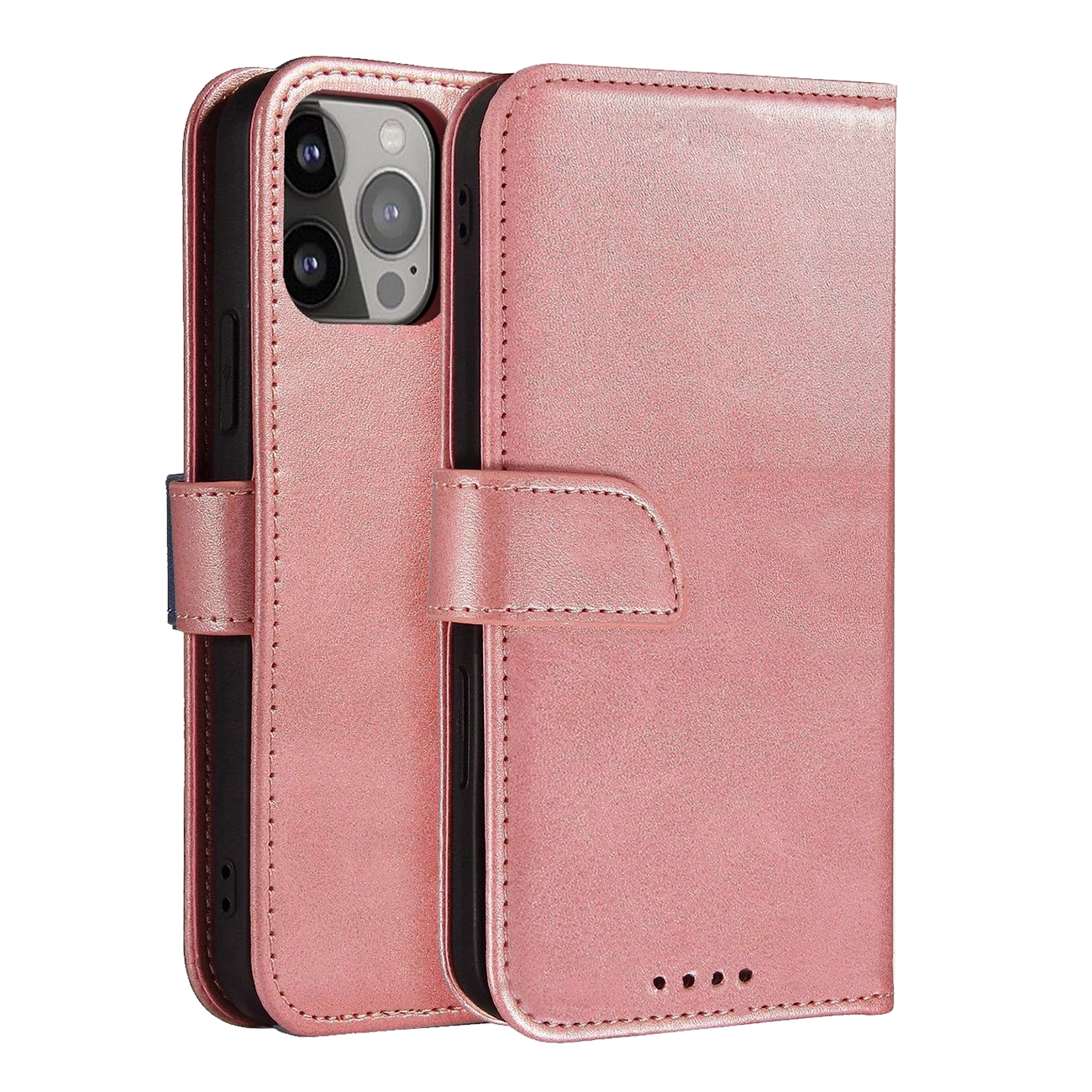 Magnet Suojakuori läpällä Samsung Galaxy S25+ - Vaaleanpunainen