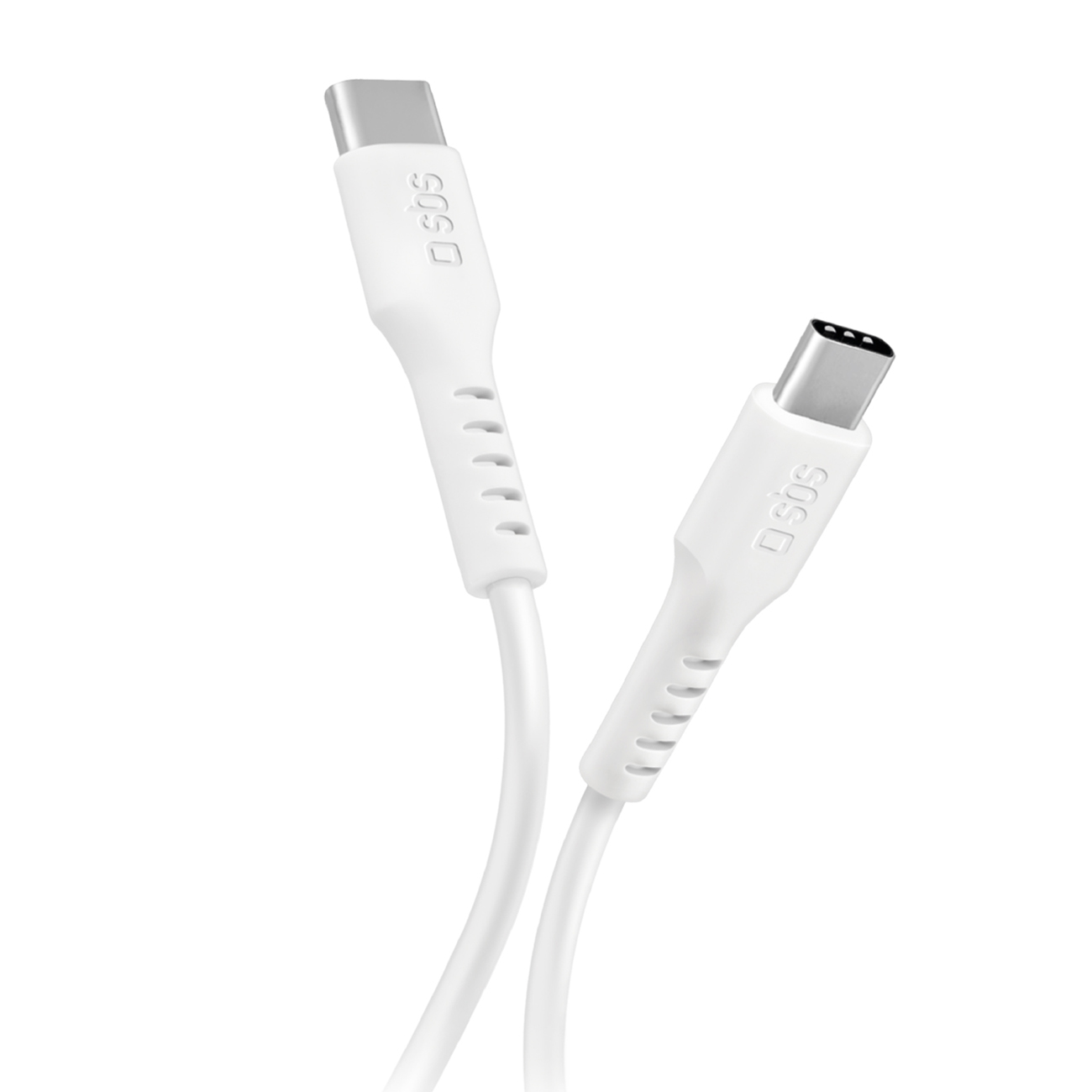SBS TECABLETCC10W USB-C Kaapeli - USB-C Power Delivery 25W 1m - valkoinen