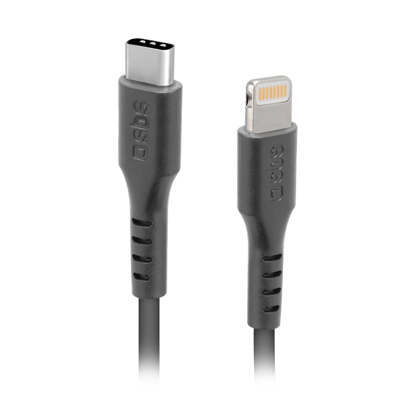 SBS TECABLELIGTC1K USB-C - Lightning Kaapeli 1m - musta