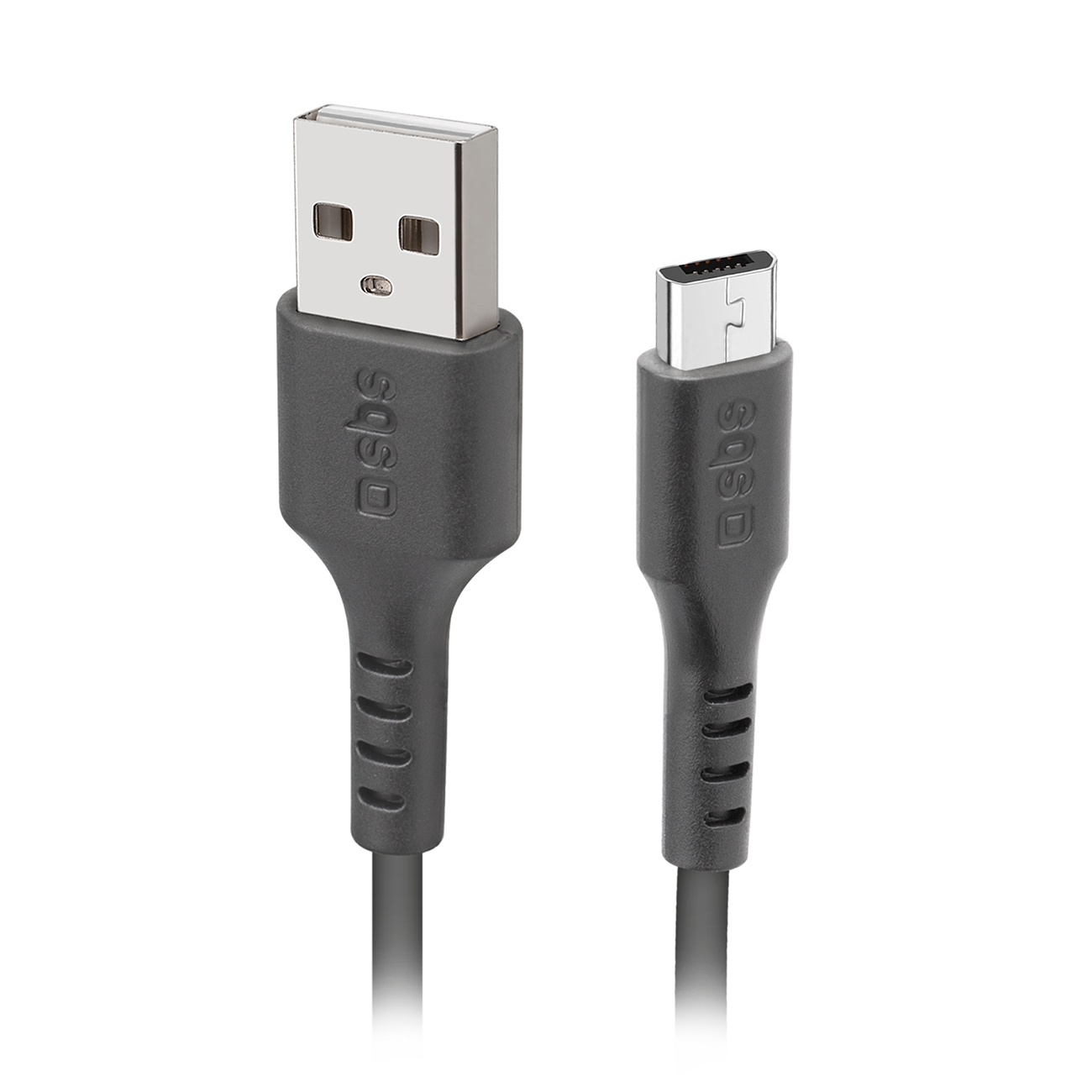 SBS LTHL200 USB-A - Micro-USB Kaapeli 1m - musta