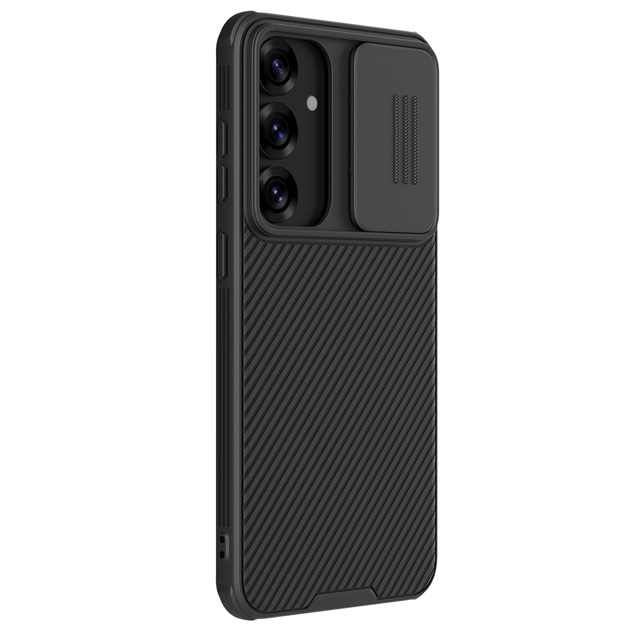 Nillkin CamShield Pro Suojakuori Samsung Galaxy S25:lle kameransuojalla - musta