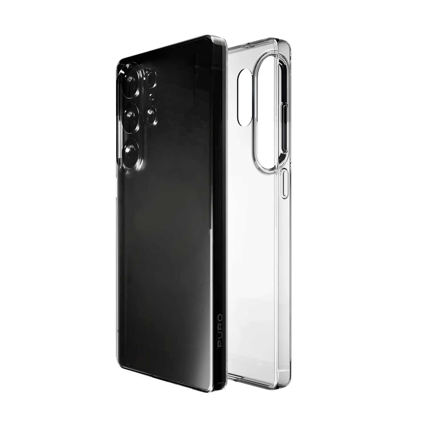 Silikoninen suojakuori Puro 03 Nude Samsung Galaxy S25 Ultra -puhelimelle - läpinäkyvä