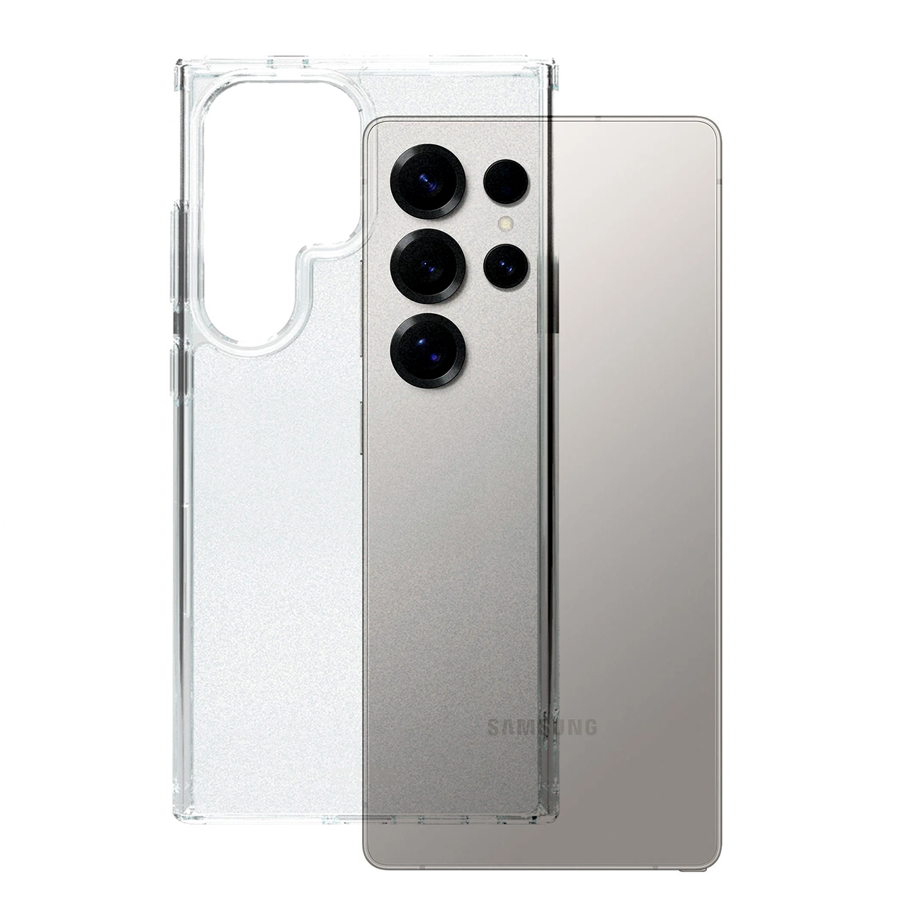 SBS D3O suojakuori Samsung Galaxy S25 Ultra -puhelimelle - läpinäkyvä