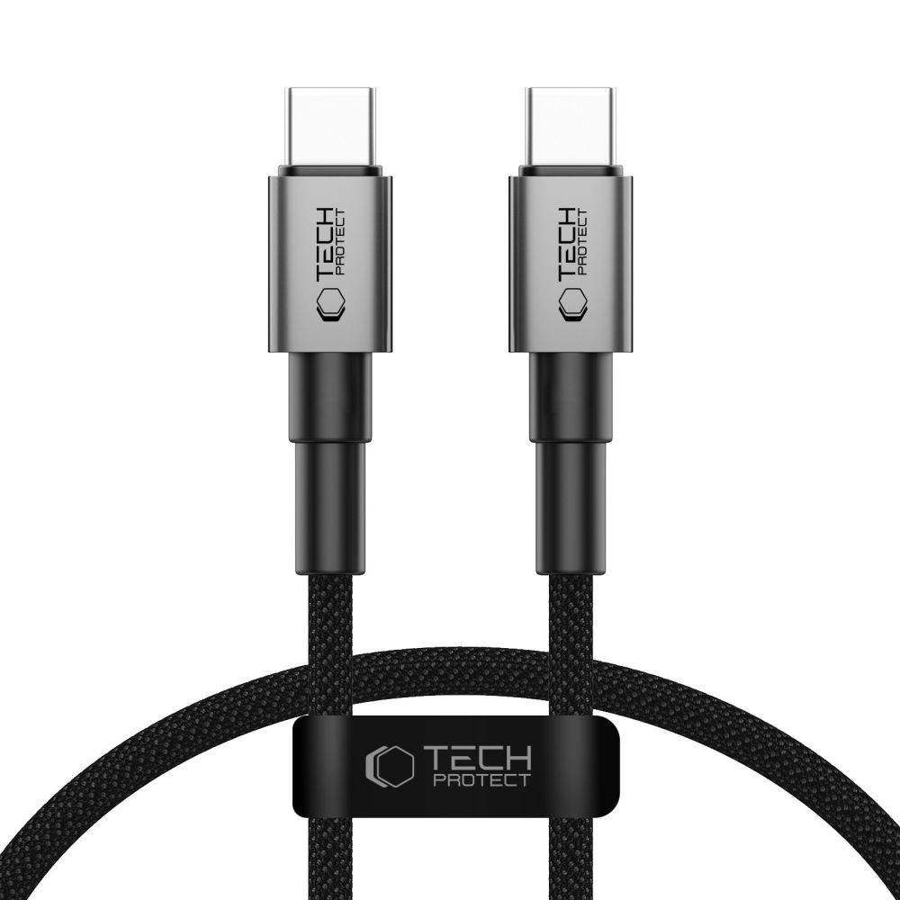 Tech-Protect UltraBoost DNA USB-C PD100W/5A Kaapeli 50cm - harmaa