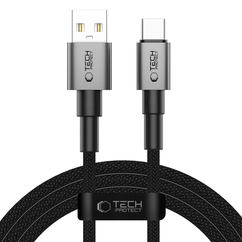 Tech-Protect UltraBoost DNA USB-A / USB-C Kaapeli 15W/3A 200cm - harmaa