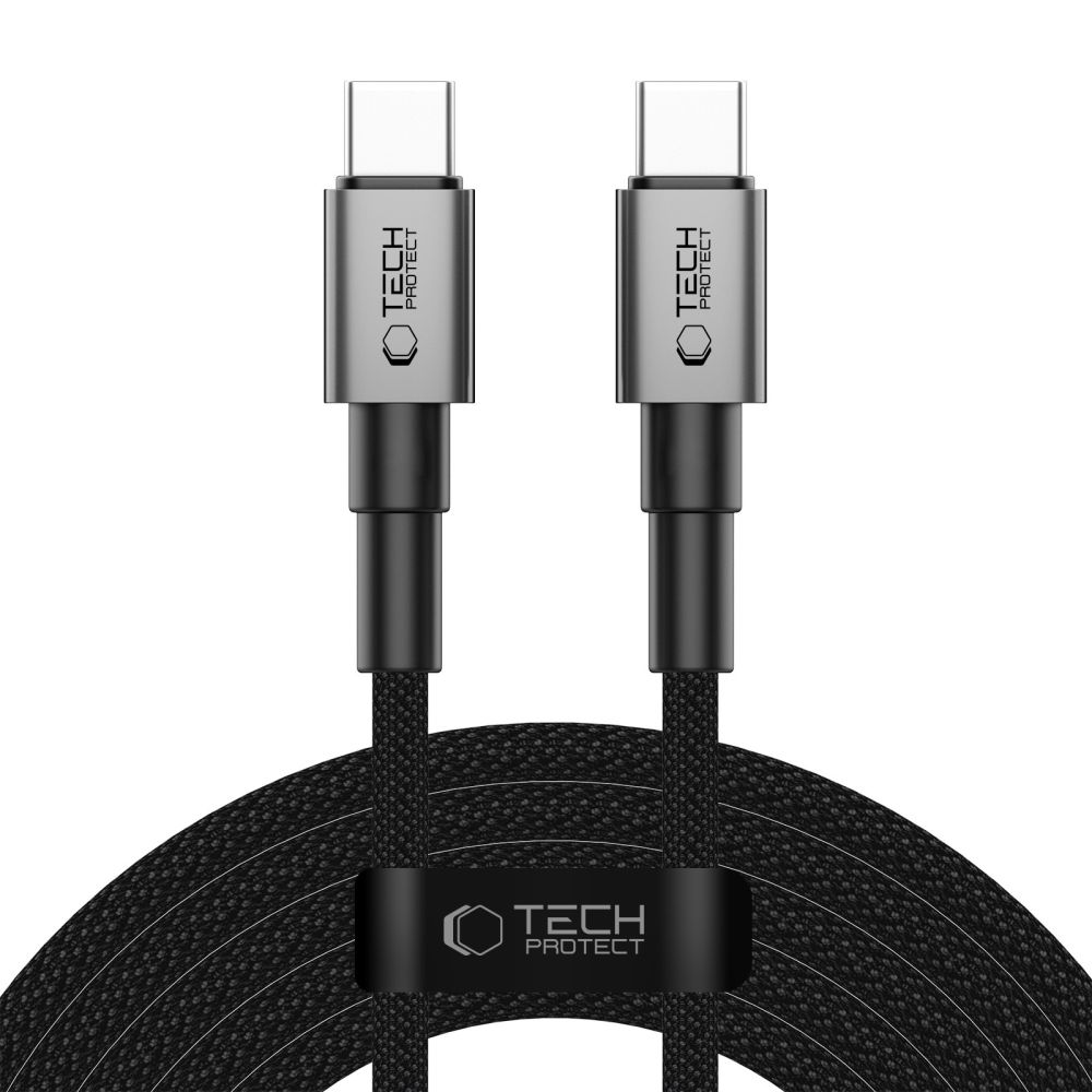 Tech-Protect UltraBoost DNA USB-C PD100W/5A Kaapeli 300cm - harmaa